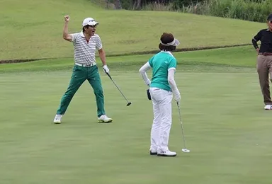 エコチャリティゴルフコンペの様子