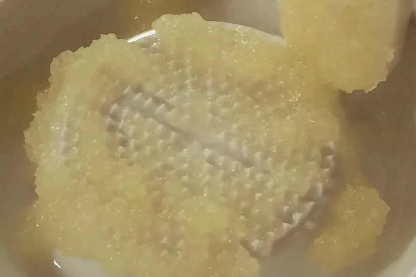 すりおろしてお刺身に(1)!