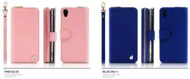 dreamplus Xperia Z2 SO-03F Zipper お財布付きダイアリーケース