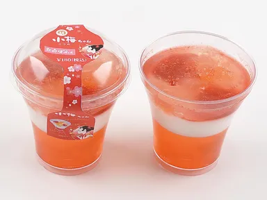 小梅ちゃん紅白ぱふぇ