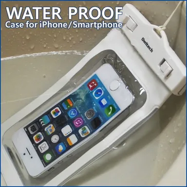 水に濡れても安心