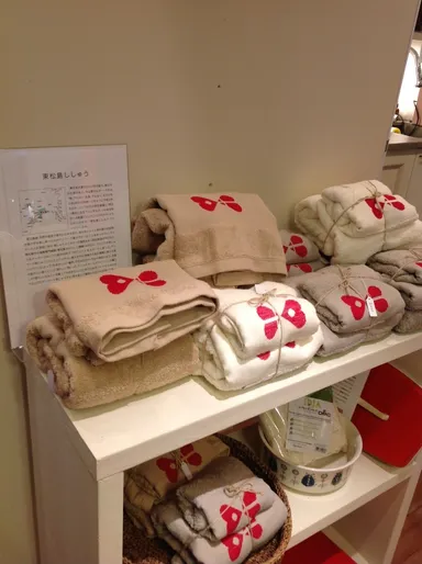 ダブルハートタオル