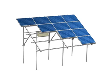 高圧MY発電所キット架台パネルイメージ