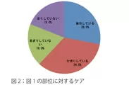 図2：図1の部位に対するケア