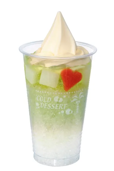 ハロハロ　メロンクリームソーダ