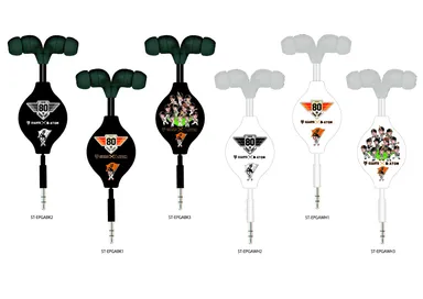 巻き取り式イヤホン