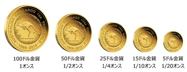 各種金貨デザイン