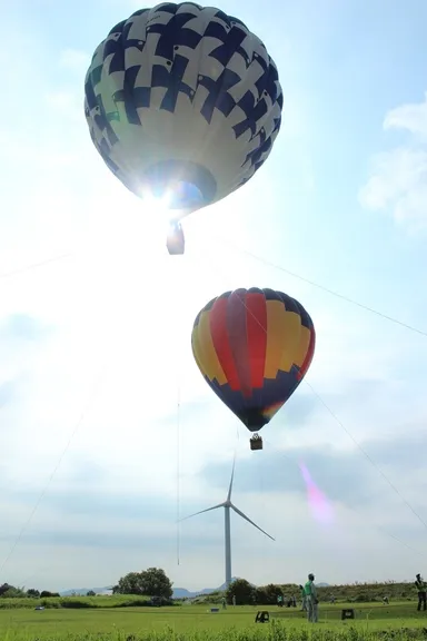 『熱気球搭乗体験』の様子２