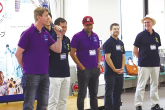 外国人講師との楽しい交流