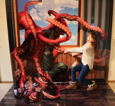 大タコとの戦い