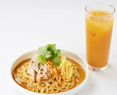 台湾式涼麺と四味ジュース セット