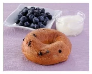 まろやかブルーベリーの蒟蒻(マンナン)ベーグル