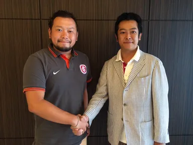 代表者写真／左 SCインテルナシオナルジャパン代表、右 デスクスタイル代表