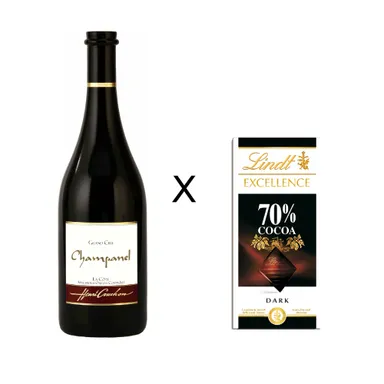 エクセレンス・70％カカオ×シャンパネル2011 Champanel(赤ワイン)