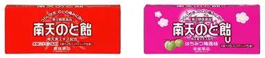 南天のど飴　18錠（箱）　2風味