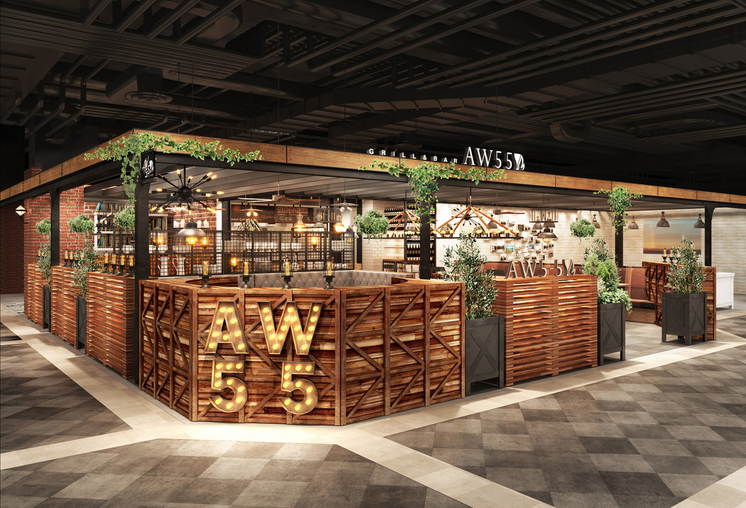 駅から直結 アトレ品川にawkitchenの新業態bar バル Aw 55 ゴーゴー 8月1日オープン 株式会社イートウォークのプレスリリース