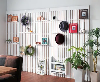 ホッチキス仕様壁面ラック