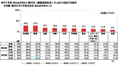 行く予定・行きたい旅行先