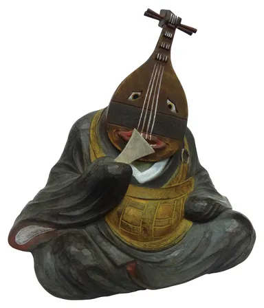 野桑 敏哉「琵琶牧々」