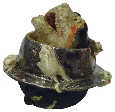 相場 るい児「囚われた猫又飾り根付」