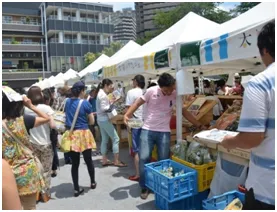 勝どきエリアの新たなシンボル「太陽のマルシェ」