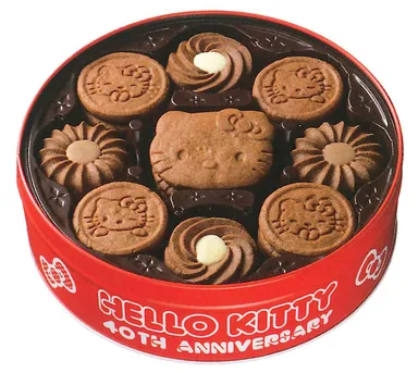 ハローキティ40thココアクッキー缶 中身