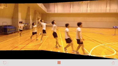 変換後の動画のスクリーンショット(バレーボール)