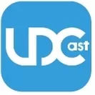 「UDCast」シンボルマーク&スマホ用アイコン