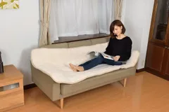 ワイドサイズなので腰まであったか。