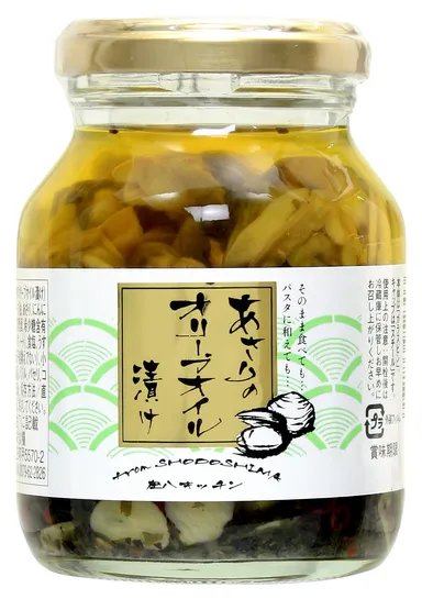 あさりのオリーブオイル漬け