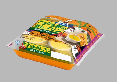 『とろとろ卵の蒸しプリン 北海道かぼちゃ』ハロウィンＢ