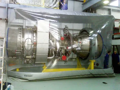 ガスタービン保管