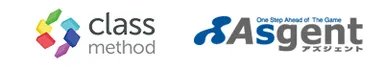 クラスメソッド×アズジェント ロゴ