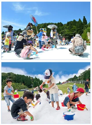 「真夏の雪まつり」開催時の様子