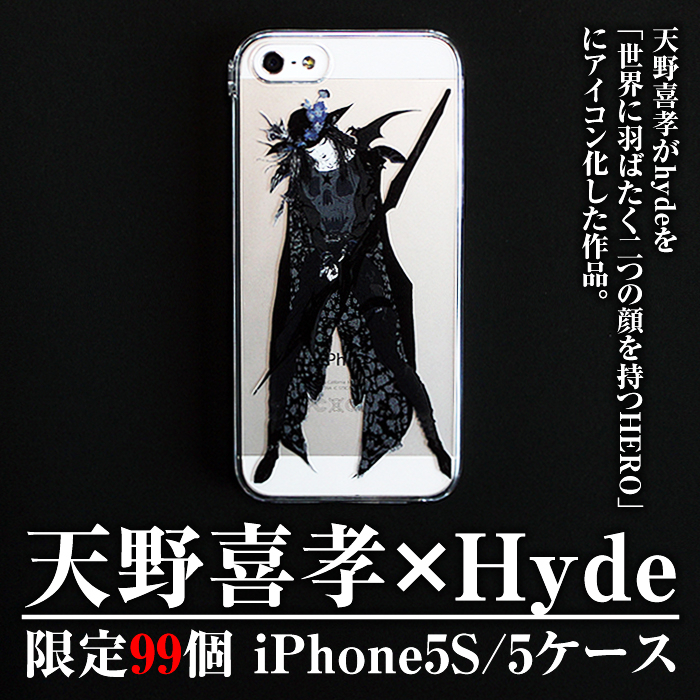 天野喜孝× HYDE iPhoneケース ブラック