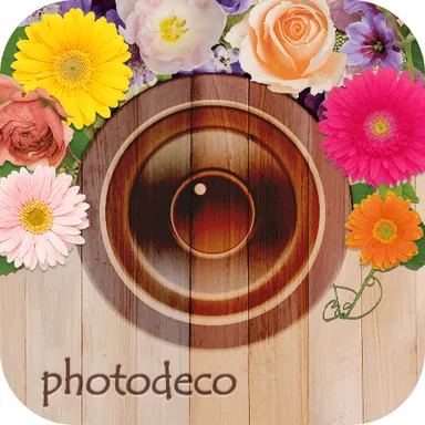 「photodeco+」アイコン
