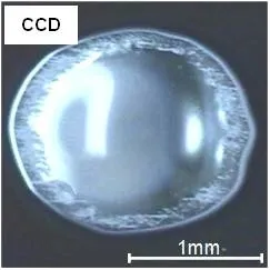 噴射プラズマの加工残渣