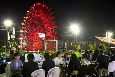 秋のビアガーデンでしっとり大人の飲み会を