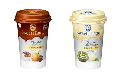 『Sweets Latte ショコラ＆オレンジ』 『同  抹茶＆ホワイトチョコ』