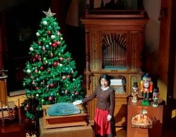 クリスマスのコンサート展示室（イメージ）