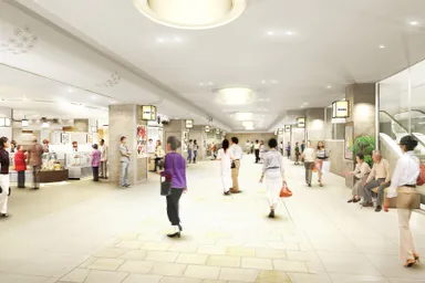 お城通り側通路