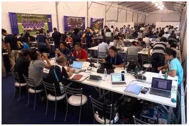 メディアセンター内の風景