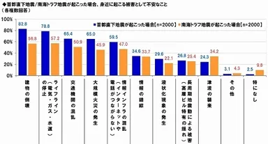 不安な巨大地震の被害