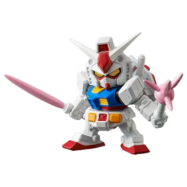 ビームサーベルとビームジャベリンが新規造形の「ガンダム」