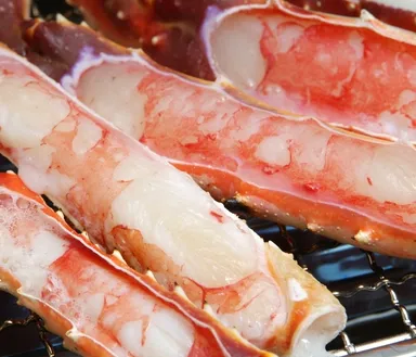 手捌き蟹(焼き蟹)　イメージ