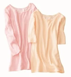 ウール×綿5分・8分袖インナー