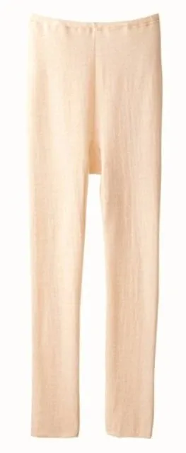 ウール×綿8分長インナー