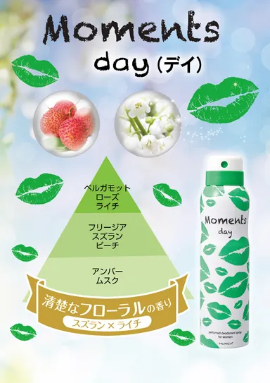 清潔なフローラルの香り：デイ