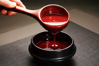 自家製コチュジャンの甘辛さが効いてます