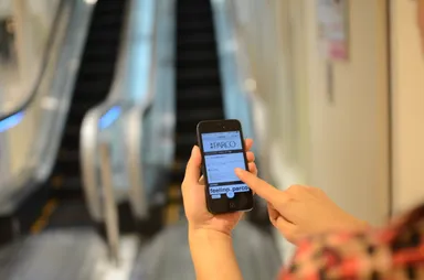 チェックイン風景